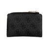 GUESS Laurel Zip Around Card Case, Coal Logo