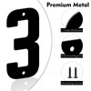 12 Inch Modern Metal House Numbers, Metal Address Numbers and