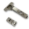 Berta 6-Pack Full Overlay Frameless Soft Closing European Hinges, 3D