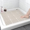 Square Shower Mat Non Slip - Shower Floor Mat with