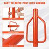 18 LB T Post Driver,Heavy Duty Fence Post Drive with