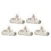 5Pcs Air Flow Control Valve PVC Fast Change Pneumatic Hose