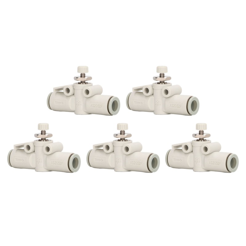 5Pcs Air Flow Control Valve PVC Fast Change Pneumatic Hose