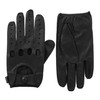 isotoner Men's Genuine Leather Driving Gloves, Black, XX-Large