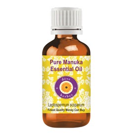 Deve Herbes Pure Manuka Essential Oil (Leptospermum scoparium) Steam Distilled 2ml (0.06 oz)