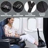 Airplane Foot Rest,Portable Travel Footrest Flight Carry-On Foot Rest Adjustable