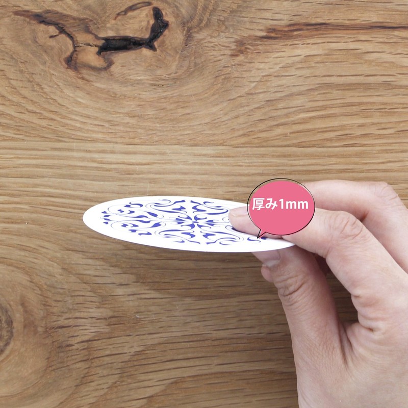 Daikoku Industry PKCF7001 Paper Coasters Ivy Pattern Paper, Japan (100