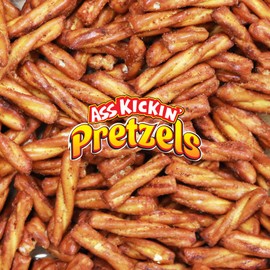 Ass Kickin' Pretzels - 7 Unique Pretzel Twist Flavors, 5oz Each Resealable Bag