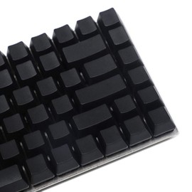YMDK White Black Dolch Thick PBT 84 68 64 Blank Keyset OEM Profile Keycaps for MX Mechanical Keyboard Keychron K2 K6 Keycool Tada68 YD64 (Black)