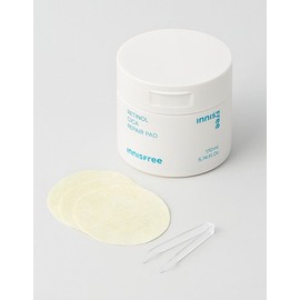 Innisfree [이니스프리] 레티놀 시카 리페어 패드 60매 ( 레티놀 시카 흔적 패드 2매 증정) [Innisfree] Retinol Cica Repair Pads 60 Sheets (Includes 2 Free Retinol Cica Spot Pads)