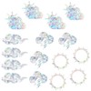 16Pcs Rainbow Suncatcher Window Clings Anti Collision Window Stickers Decals