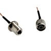 MAAS Elektronik Window Feed-Through 0.5 m N Socket - N