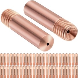 EATBALE 50 Pcs Welding Contact Tips MB-14 15AK MIG/MAG Welding Torch 11-35 (0.035" 0.9mm) M6 Replacement for Hobart H-9/10-9/10 Welder for Lincoln for Tweco 100L Mini Consumable Accseeories Kit