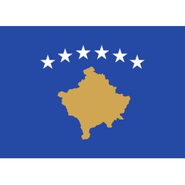 Kosovo Flag with Brass Eyelets 150 x 90 cm Weatherproof Flag for Flagpole Extra Large Wide Long XL XXL