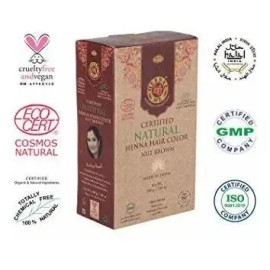 Herbal Me - Nut Brown Color De Cabello Henna 7,05 Oz, 100 C                                                                                           