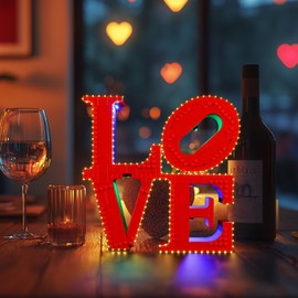 YEABRICKS LED Light for 31214 Art LOVE Building Blocks Model (Building Set NOT Included)