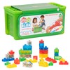 Jelly Blox Stash 'N Stack 2-in-1 Storage Case Including 30