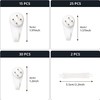 63pcs Non Trace Picture Hooks for Hard Walls,4cm Wall Hanging