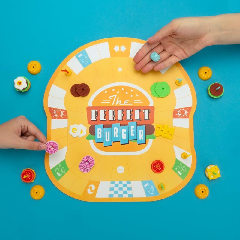 Balvi Board Game The Perfect Burger Create the Best Burger