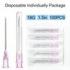 100Packs 18Ga 1.5inch, Lab Dispensing Accessories, Measurement, Refilling Inks