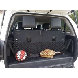 Envelope Style Trunk Cargo Net for Toyota 4Runner 2010 11 12 13 14 15 16 17 2018 2019 2019 2020 3 Row Model Only