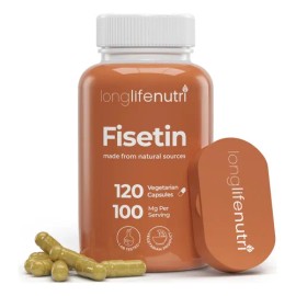 Fisetina 100mg Enfoque & Protección Antiedad 120 Americano