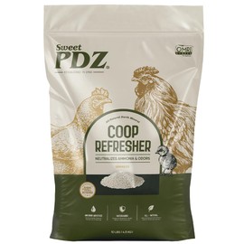 Sweet PDZ - Coop Refresher - Zeolite Odor Eliminator - Essential Chicken Coop Accessory - 10 lbs