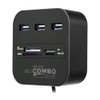 H31CS USB 2.0 Hub with 3 Ports & Card Reader