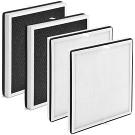 Zouhwaso Europa Air Filter Compatible with Afloia Europa Air Puri-Fier, 3-in-1 Europa Air Puri-Fier Filter Replacement with H13 True HEPA, acti-vated car-bon and Pre-Filter, Pack of 4