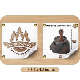 IECAP LLC Ironwood Pepper Grinder – Manual Spice Grinder, Wooden Pepper Mill Grinder, Chiltepin Pepper (Classic)