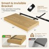 FLYJOE 24 Inch Long Floating Shelves for Wall Set of
