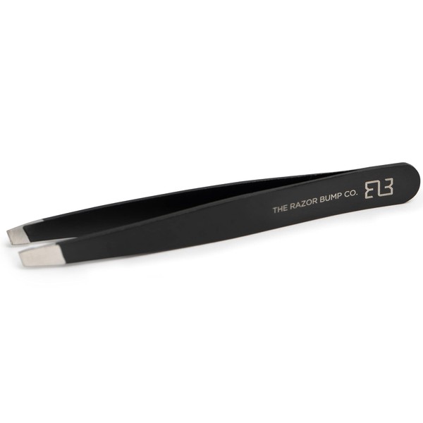 Slant Tweezers By The Razor Bump Co. | Stainless Steel,