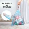 JOYEUX 4 Gallon Small Trash Bags, No-Tearing Drawstring Garbage Bags