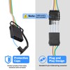 Wsays Vehicle-Side 4-Pin Trailer Wiring Harness Compatible with Ford Bronco