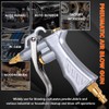 Industrial Air Blow Gun with Brass Adjustable Air Flow Nozzle