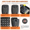 SUGOOE Car Lock Box, Car Window Punch Button Lock Box,