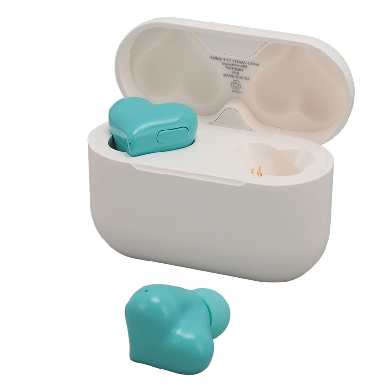 Heart Shaped Wireless Earbuds HIFI Stereo Sound Waterproof Bluetooth 5.3