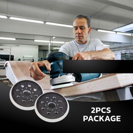 Lotbun 2 x Sanding Discs 125mm Compatible with Bosch Pex 220A Gex 125-1 Skil Makita 8 Holes Random Orbital Sander