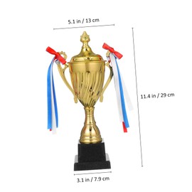 Generic 1Piece Large Metal Trophy Cup Elegant Celebration Award Trophy for Sports Parties and Competitions Impressive Gold Trophy for Recognizing Achievements and Milestones