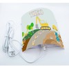 CreaDesign WA-1084, Bagger, Kinderzimmer Wandlampe personalisiert mit Namen, Nachtlicht/Schlummerlicht für