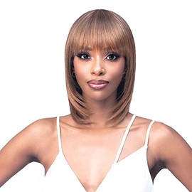 BOBBI BOSS Human Hair Blend Wig MOG014 Reese (1B)