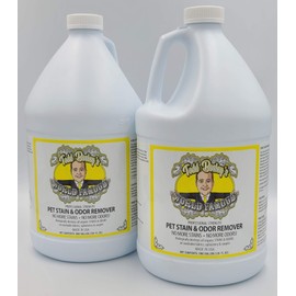 Todd Bosley's World Famous Professional Strength Pet Stain & Odor Remover - 2 Gallons - Powerful Enzymes That Remove The Odor Completely, Not Just Mask It, Leaving An Incredibly Pleasant Scent Behind!