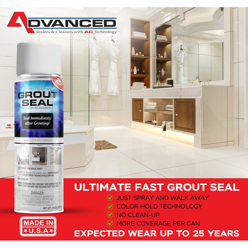 ADVANCED Sealers & Cleaners Ultimate Fast Grout Seal 15 Ounce