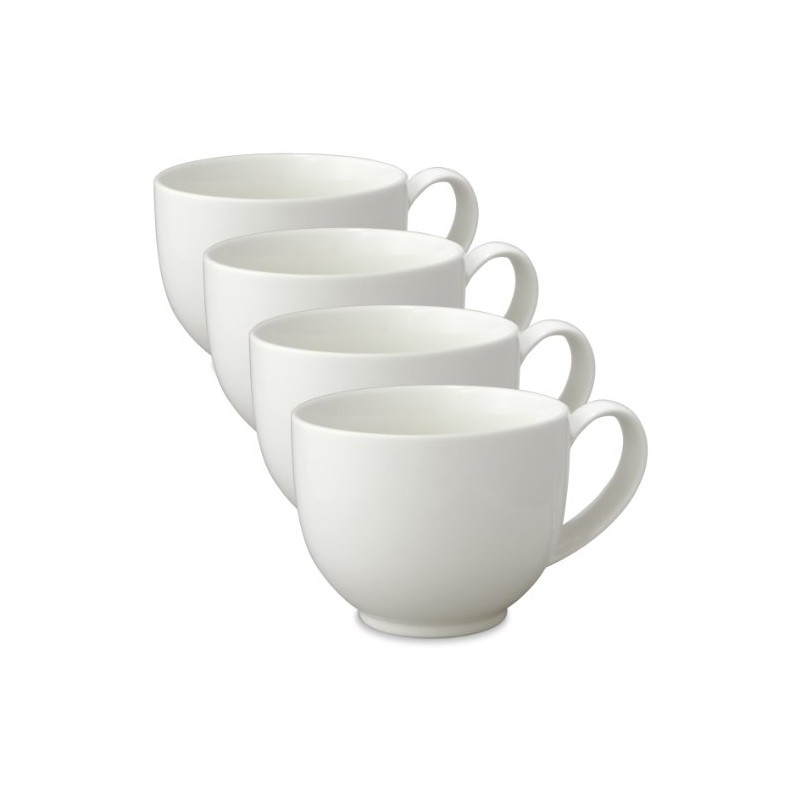 FORLIFE Q Tea Cup with Handle (Set of 4), 10