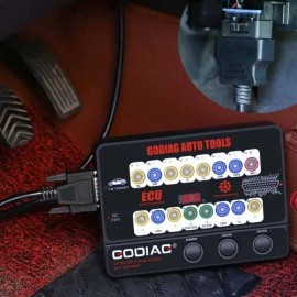 Free Shipping GODIAG GT100 Auto Tool OBD2 Break Out Box ECU Connector Work With Xhorse VVDI2/Autel/Launch/Foxwell DevicesScreen Size: NO, Power Source: Corded Electric