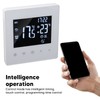 White Intelligent Thermostat Touch Screen 16A LCD Display Smart Temperature