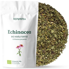 Organic Echinacea Tea 100 g (Sun Hat Tea) | Natural Support for the Immune System | Herbal Tea Loose to Strengthen the Defences | REPLANTEA