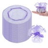 NBEADS 100 Pcs Organza Bags, Diameter 10.3inch Round Drawstring Organza