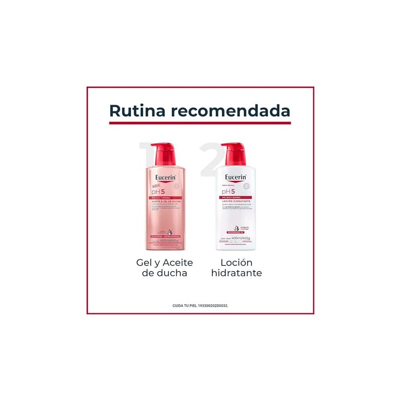 EUCERIN pH5 Aceite & Gel de ducha 400ml, Para Piel