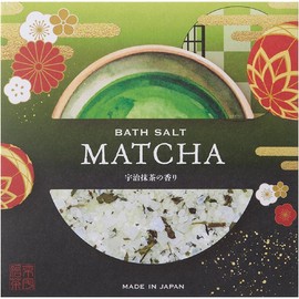 Daily Aroma Bath Salt with Matcha Leaf Uji Matcha Fragrance, 1 piece, 40g / 데일리 아로마 말차 리프가 들어간 배스솔트 우지 말차 향, 1개, 40g
